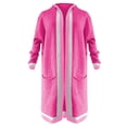 thumbnail image 4 of Ediodpoh Women's Casual Hooded Long Cardigan Sweater for Autumn and Winter Warm Long Cardigan Sweaters for Women Hot Pink M, 4 of 5