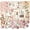 Pink Series, variant on 200PCS Vintage Scrapbooking Supplies Pack, Aesthetic Scrapbook Sticker Paper Art Journaling Kit for Junk Journals,Planner,Cottagecore Decor Gifts (Purple Series)