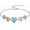 Heart, variant on 925 Sterling Silver Turquoise Amber Bracelet Southwestern Style Gifts for Women Mother