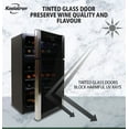 thumbnail image 4 of Koolatron 29 Bottle Dual Zone Wine Cooler Freestanding Wine Fridge, 4 of 14