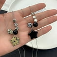 thumbnail image 2 of New Kpop Star Stone Retro Pendant Necklace For Women Men Aesthetic Fashion Trend Jewelry Grunge EMO 90s Accessories Gift G1-JACK, 2 of 5