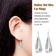 thumbnail image 5 of 1 par de pendientes colgantes, accesorios de joyería ahuecados, suministro a juego de ropa, decoraciones para mujer, gota de oreja de aleación Ropa, zapatos y accesorios Miscelánea Plata Guardurnaity AP009640-02, 5 of 6