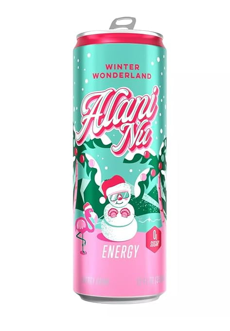 New Alani Energy Drinks Witches Brew, Winter Wonderland, Sherbet Swirl Variety Pack Sugar-Free, Low-Calorie, Energy Boost Drink 12 fl oz (Pack of 6) Repackaged By * Repackaged By PickNGo Market*