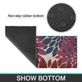 thumbnail image 6 of Red and Blue Floral Pattern Kitchen Rugs Sets Of 2,Anti Fatigue Kitchen Mat Rugs Non Slip Washable,Decorative Kitchen Floor Mats for Kitchen,Sink,Laundry,17"x30"+17"x47", 6 of 7