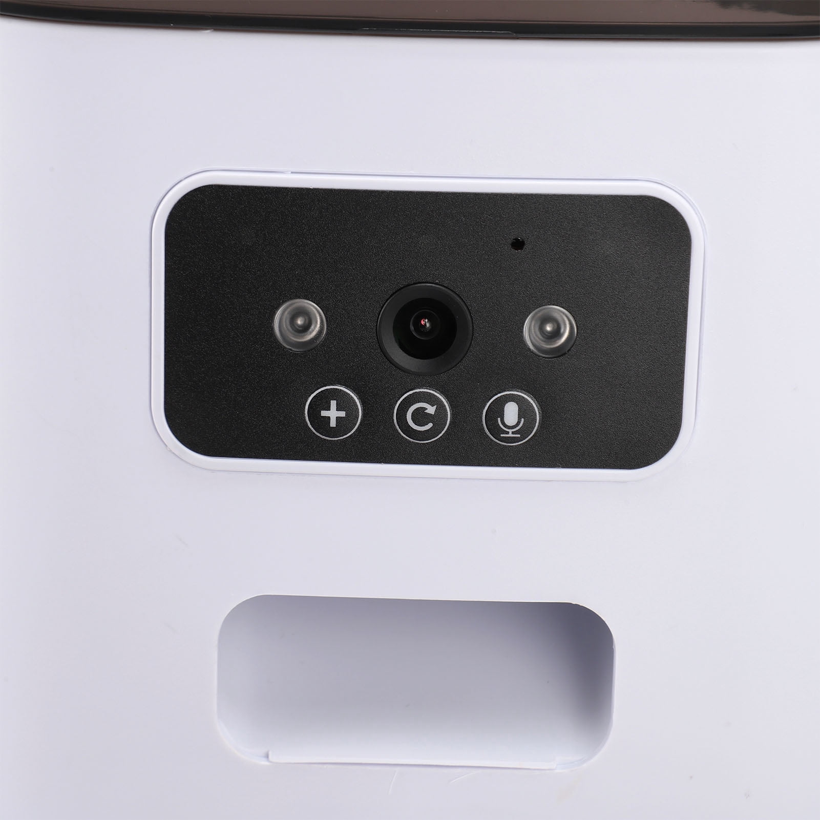 LAZIOEGR 5L Automatic Pet Feeder Smart Cat Dog Food Dispenser Stainless Steel Double Bowl with Camera 1080P WiFi App Control (9.84 x 7.87 inches / 25 x 20 cm)