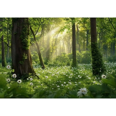 Allenjoy Spring Forest Backdrop