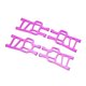 thumbnail image 3 of Juego de 4 brazos de suspensión delanteros y traseros para HSP Racing 94111 1/10 RC Car Upgrade Parts Replacement Purple, 3 of 14