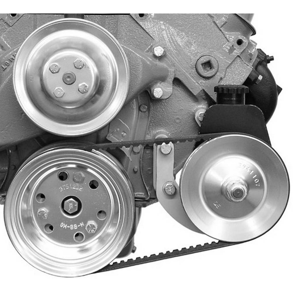 ALAN GROVE Components BBC Driver Side Power Steering Pump Bracket Kit P/N 403L