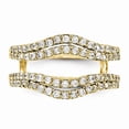 thumbnail image 5 of 14K Yellow Gold Ring Band Engagement Diamond Round White, 5 of 6