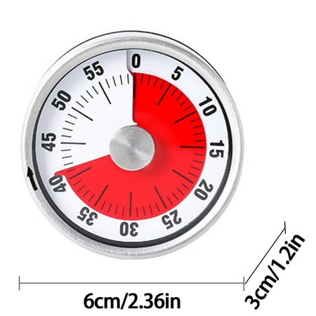 

Jmntiy Kitchen Timer Mechanical Reminder Student Time Management Timed Alarm Clock Self-Discipline Device A Tool For Making Inscriptions Home Furnishing decoration