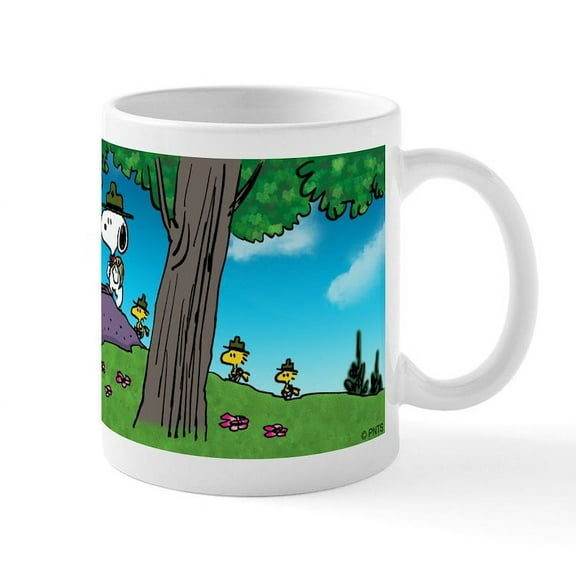 CafePress - Nature Walk Mug - 11 oz Ceramic Mug - Novelty Coffee Tea Cup