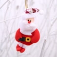 thumbnail image 3 of Colgante de muñeco de tela de peluche para árbol de Navidad, adorno de alce, Papá Noel, muñeco de nieve, decoración colgante para el hogar, cocina, decoración de pared navideña, 3 of 5