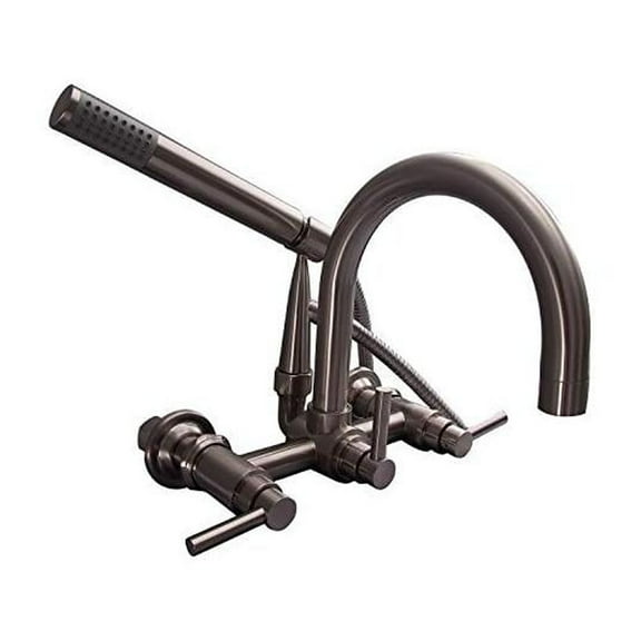 Barclay 7088-ML-BN Tub Diverter Faucet with Hand Shower Brushed Nickel