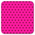 thumbnail image 2 of Vinyl Drink Coasters - Set of 4 - Pink Polka Dots, 2 of 3
