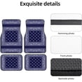 thumbnail image 5 of Rust Red Oriental Rug 4 Pieces Car Floor Mats Car Carpets Full Sets Universal Fit for SUV, Vans, Sedans, Trucks All Weather Protection Auto Foot Carpet, 5 of 6