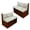 Aesthetic Plant, variant on Chririnla Yellow Leopard Print RV Cushion Covers Stretch Camper Dinette Slipcover Washable Sofa Chair Cover for Travel Trailer Couch 2 Seat Covers + 2 Back Covers