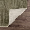 thumbnail image 4 of Hauteloom Leanna Living Room, Bedroom Machine Washable Area Rug - Neutral Abstract Solid - Gray Green, Moss Green - 4' x 6', 4 of 13