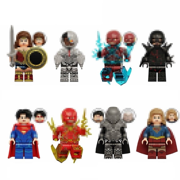 8PCS Minifigures Set –Movies Building Blocks, Creative Puzzle Toys for Children Christmas Gift Birthday Present