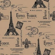 Springs Creative Burlap Prints Paris Eif