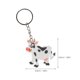 thumbnail image 2 of WORGEOUS 12 Uds llavero de vaca llaveros de animales llavero de dibujos animados lindo llavero colgantes de vaca, 2 of 8
