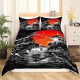 thumbnail image 2 of Housse de Couette, Style Japonais, Taille Simple, Pont Rouge, Literie, 2 of 6