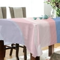 thumbnail image 5 of Yayeee Tablecloths 54" x 72" Rectangle Wrinkle Resistant Party Table Cover, Abstract Blue, 5 of 8