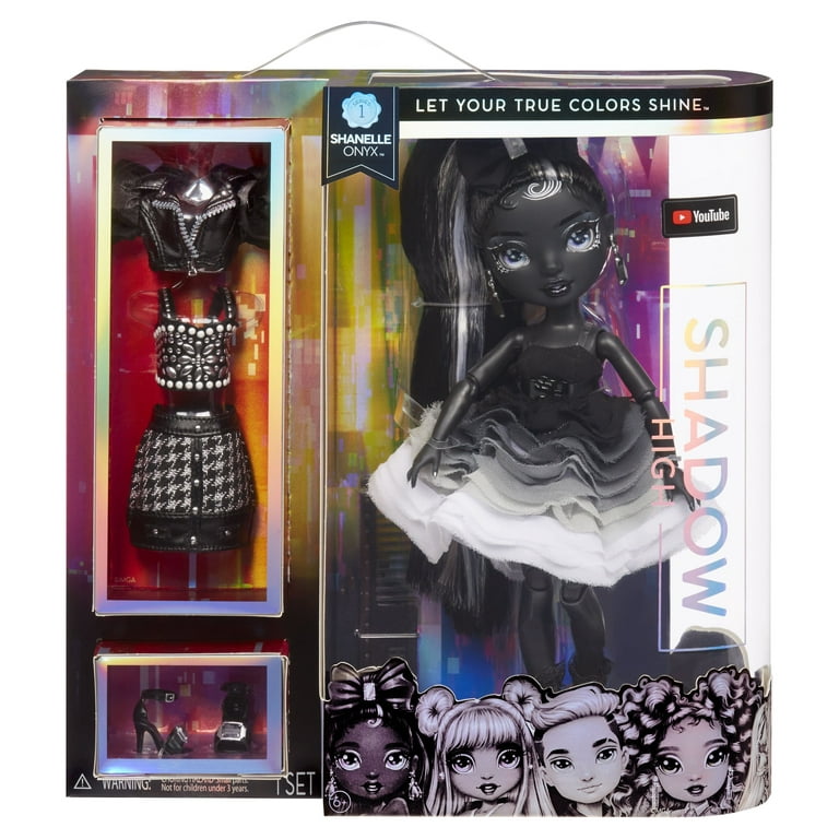  Rainbow High Natasha Zima Grayscale Fashion Doll with 2 Outfits  & Accessories, Gift for Kids 6-12 : Toys & Games