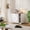 White, variant on QinaQin Cat Litter Robo-t Enclosure Cabinet, Cat Litter Box Furniture Hidden with Charging Station+Scratching Pad, for Living Room Apartment