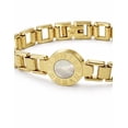 thumbnail image 3 of Pulsera de oro laminado eslabones tipo reloj y números romanos, 3 of 9