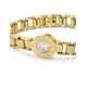 thumbnail image 3 of Pulsera de oro laminado eslabones tipo reloj y números romanos, 3 of 9