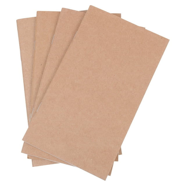 4 Pcs Carnets de Voyage Portables Recharges de Feuilles Mobiles Bloc-Notes Hebdomadaire