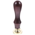 thumbnail image 1 of Shisuyan Wax Stamp Wooden Copper 1Pcs 3.3x1.0in, 1 of 8