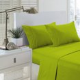 thumbnail image 2 of Martha Collection 1800 Series Embossed Deep Pocket Sheet Set - Super Soft & Wrinkle Free - Luxurious Bed Sheets Set (California King, Sage), 2 of 2