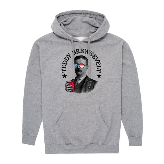 Instant Message - Teddy Brewsevelt - Men's Pullover Hooded Fleece Sweatshirt