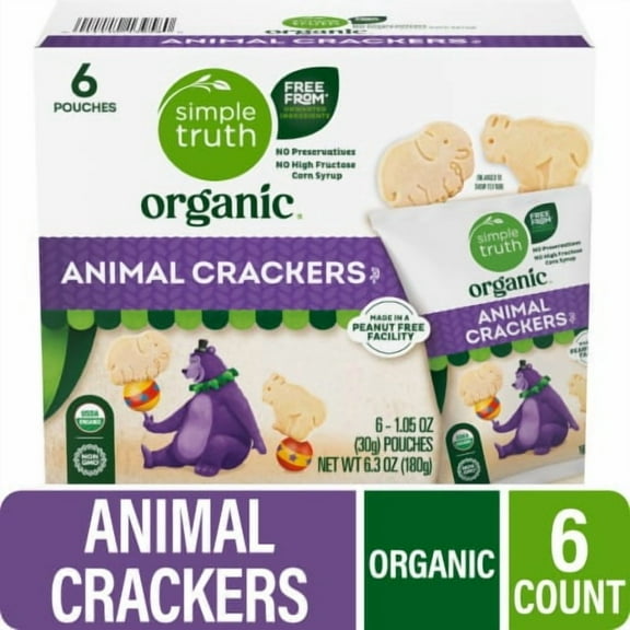 2X - Simple Truth Organic Animal Cracker Multipack