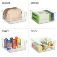 thumbnail image 5 of mDesign Kitchen Plastic Storage Organizer Bin with Open Front - 4 Pack - Clear, 5 of 8