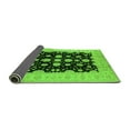 thumbnail image 2 of Ahgly Company Indoor Round Oriental Green Industrial Area Rugs, 4' Round, 2 of 4