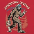 thumbnail image 3 of American Legend Bigfoot Women's Tank Top Patriotic Funny Sasquatch Fan 4 July USA Flag Beer BBQ Tailgate Party, 3 of 7