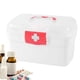 thumbnail image 1 of Botiquines de primeros auxilios, caja médica, estuche de primeros auxilios, caja de medicinas a prueba de polvo, caja de almacenamiento de emergencia, 1 of 8