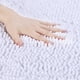 thumbnail image 5 of Alfombra de baño LOCHAS Luxury Shaggy de 60 x 120 cm, color blanco, 5 of 6
