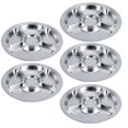 thumbnail image 2 of 5 Pcs Assiettes Rondes Compartimentées en Acier Inoxydable 304 avec Coins Lisses pour Riz et Plat, Vaisselle pour Enfants, 2 of 7