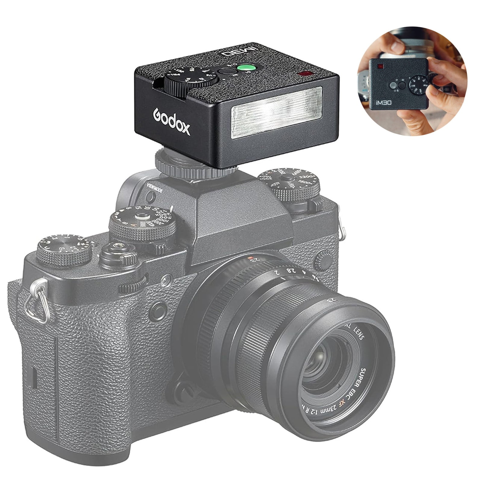 Godox iM20 Mini Flash Speedlight for Canon, Fuji, Nikon, Panasonic