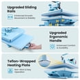 thumbnail image 3 of Adnoom 5 in 1 Heat Press Machine 15x15 1400W Combo Slide Out Multifunctional Sublimation Heat Transfer with 30OZ Tumbler Attachment, Digital Printing Transfer for T-Shirts Mugs Caps Plates, 3 of 8