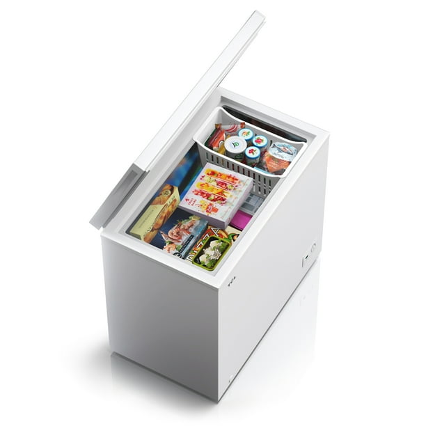 TCL 7.0 Cu. Ft. Chest Freezer, Garage Ready, White, with LED Power