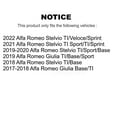 thumbnail image 2 of TEC Front Ceramic Disc Brake Pads TEC-2052 for Car Alfa Romeo Stelvio Giulia, 2 of 10