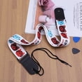 thumbnail image 3 of Cartoon Bear Guitar Shoulder Strap Comfortable Polyamide PU Leather Ends Strap Adjustable Adorable Animals Ukulele Strap, 3 of 7
