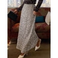 thumbnail image 7 of Silver Sequin Embellished Maxi Skirt With Side Slit For Women Holiday Party Elegant Evening Wear, 7 of 7