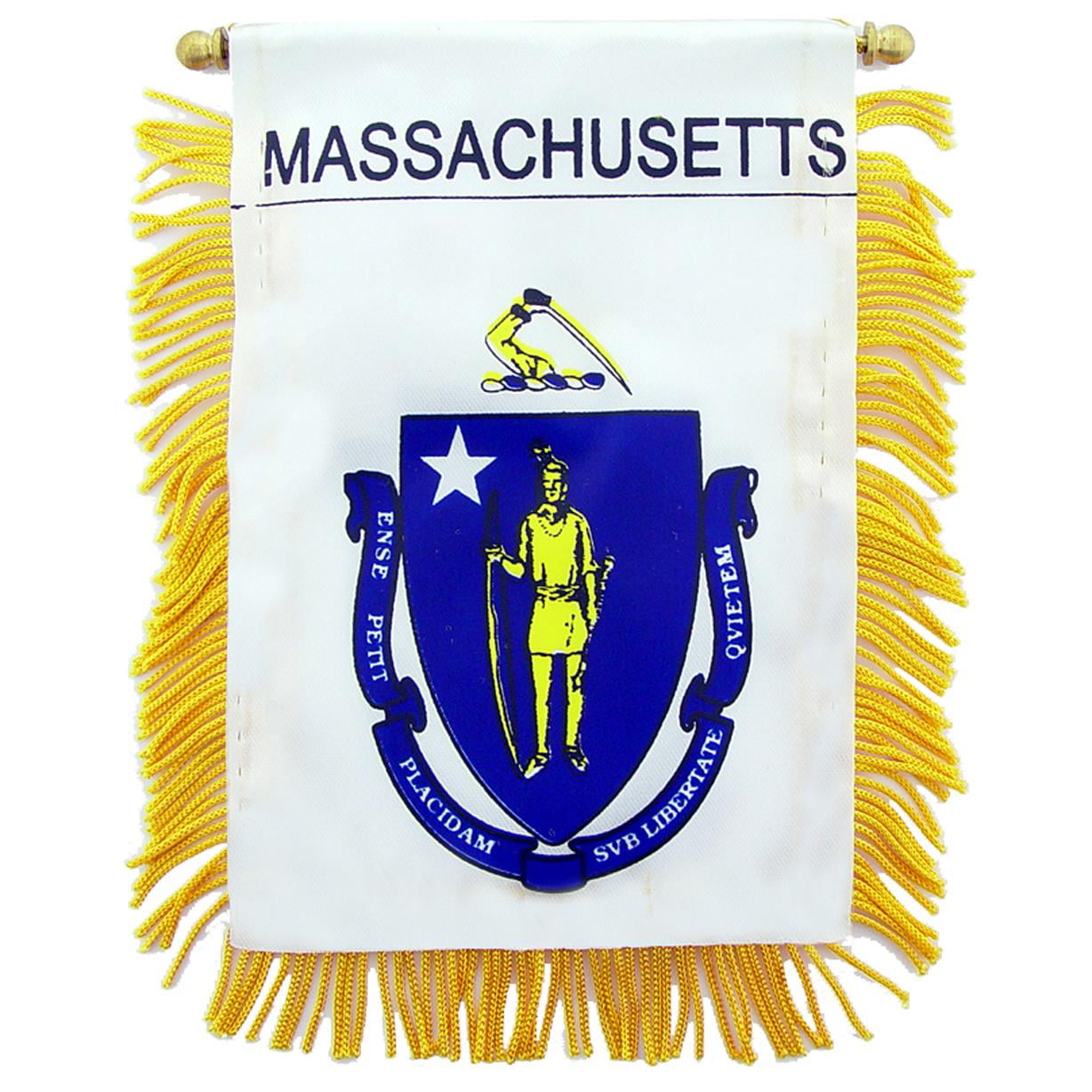 3x5 Nylon Massachusetts State Flag Mass State Banner MA State Flag US Made 