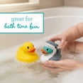 thumbnail image 4 of Infantino Fun Time Duck Baby Bath Toy, Squeezable Floating Duck, BPA-Free, Infant & Toddler Bath Toy, Shark, 4 of 9
