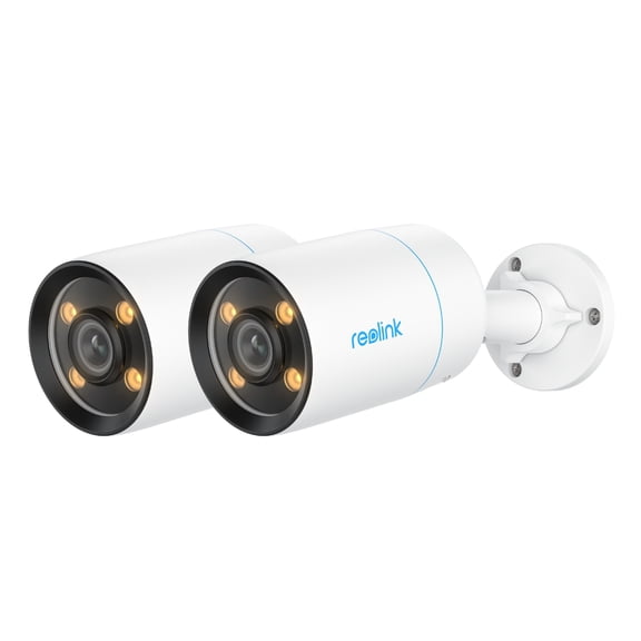 Reolink 4K 8MP PoE IP Camera Spotlight Color Night Vision Person/Pet Detection 2-Way Talk CX810-2Pcs